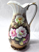 Vintage ENESCO Or UCAGCO Bud Vase Pitcher jug Vessel - Japan - Floral 10... - $16.81