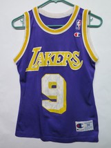 VTG NBA JERSEY LOS ANGELES LAKERS NICK VAN EXEL CHAMPION SZ 36 SMALL XS ... - $56.94