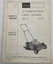 Vintage Sears Lawn Mower Owners Manual for 22" Lawnmower Power Propelled - $14.20