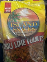 Island Snacks Chili Lime Peanuts 7.5 oz X 3 - £12.32 GBP