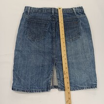 Joe's 59KT6015 Women's Blue Cotton Blend Rear Slit Denim Skirt Size W25 image 6
