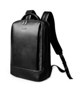 PADIEOE  Full head leather backpack 16-inch computer bag schoolbag busin... - £173.57 GBP