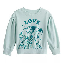 Disney&#39;s 101 Dalmatians Toddler Girl Fleece Sweatshirt 3T,4T,5T (P) - £11.47 GBP