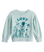 Disney&#39;s 101 Dalmatians Toddler Girl Fleece Sweatshirt 3T,4T,5T (P) - £10.03 GBP