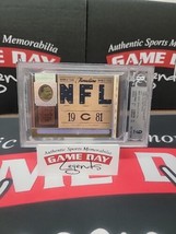 2006 Playoff National Treasures Timeline Mike Singletary NFL Game Worn Bgs 9 - £141.54 GBP