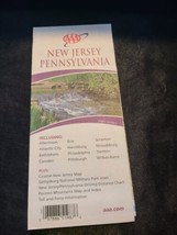 AAA New Jersey Pennsylvania State Highway Travel Road Map-4/06-7/07 - $8.90