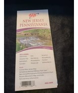 AAA New Jersey Pennsylvania State Highway Travel Road Map-4/06-7/07 - $12.13 CAD