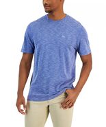 Tommy Bahama T-Shirt Men&#39;s Small Blue Splash Cali Beach Solid Regular Fit - €27,30 EUR