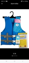 Universal Youth Open-Sided Life Vest and Jacket, 50lbs - 90lbs, Blue Oce... - €12,05 EUR