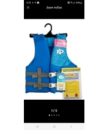 Universal Youth Open-Sided Life Vest and Jacket, 50lbs - 90lbs, Blue Oce... - $18.98 CAD