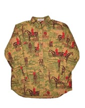 Vintage Cambridge Dry Goods Flannel Shirt Womens 12 XL Horse Equestrian ... - £34.20 GBP