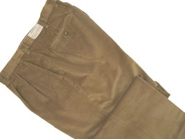 NEW! $179 Orvis Stretch Super Cords Pants!  32  Pleated Front  Light Brown - £62.90 GBP