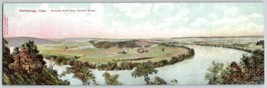 Chattanooga TN Moccasin Bend From Craven&#39;s House Bi-Fold Tennessee Postcard - £15.69 GBP