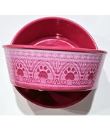 2 Pack Tarhong Pink Pet Bowl 6.75in Diameter New No Tags - £31.69 GBP