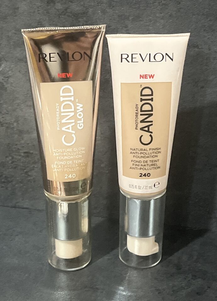 Revlon Candid Natural &amp; Candid Glow Moisture Foundation 240 Natural Beige - $9.50