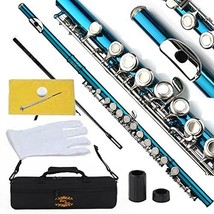 Glory Closed Hole C Flute With Case, Tuning Rod and Cloth,Joint Grease and - £72.73 GBP