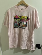 Camiseta Rosa De Música Televisión MTV Para Hombres XL - $36.70