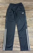 Adidas Youth Boy&#39;s Track Pants Size 10/12 M Grey, Drawstring, Pockets, #... - £14.24 GBP