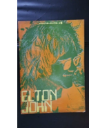 ELTON JOHN - JAPANESE 1971 CONCERT PROGRAM BOOK + TICKET &amp; TWO FLYERS - ... - $400.00