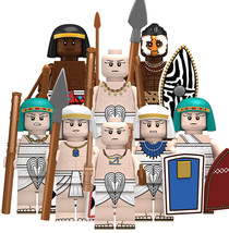 Ancient Egypt and Nubian Tribe Army Soliders 8 Assortment Minifigures Set - £12.53 GBP