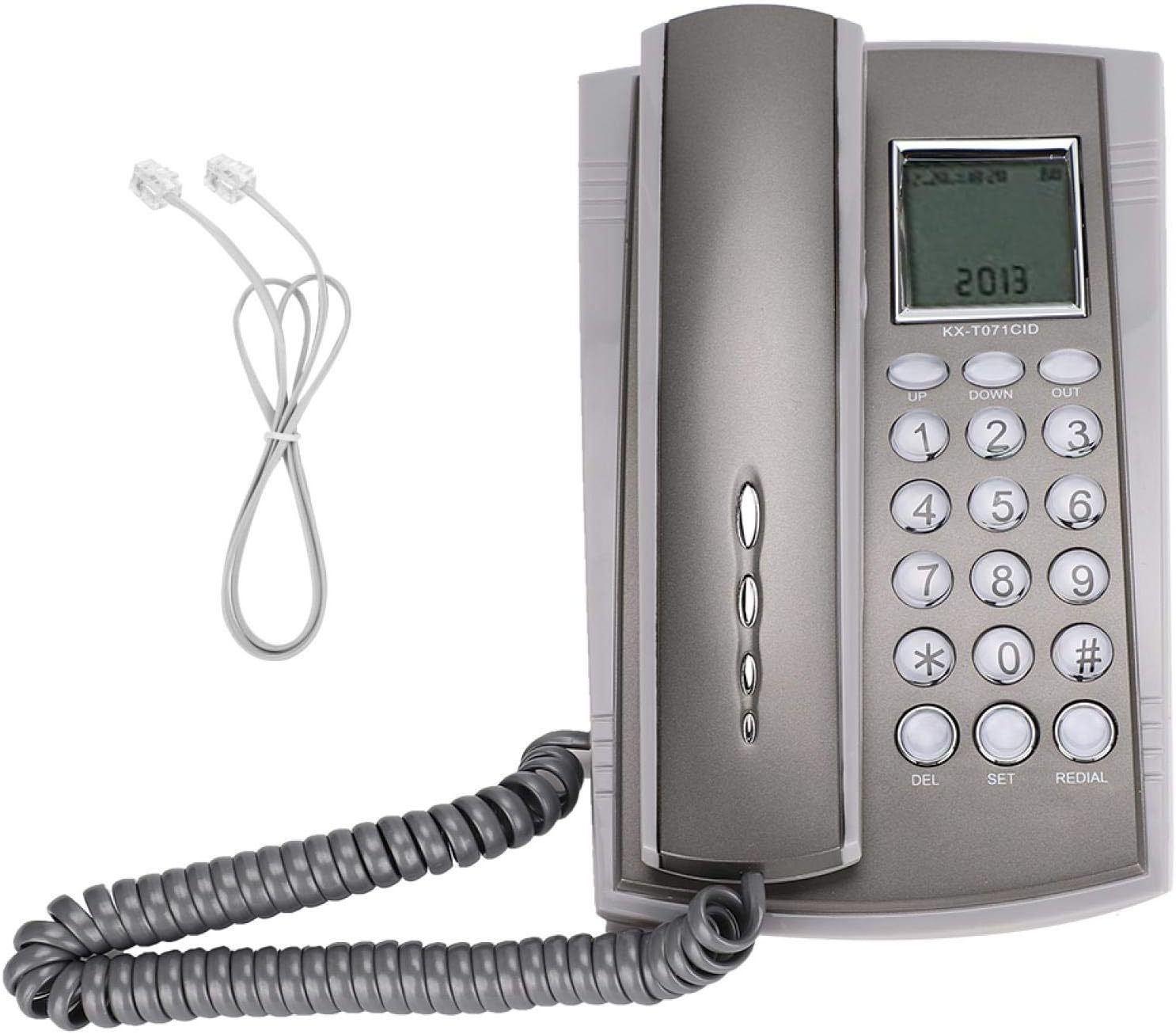 Ashata Wall Telephone,Corded Telephone Wall Mount Desktop Corded Caller,... - $39.96