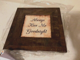 Always Kiss me Goodnight Wall Print image 2