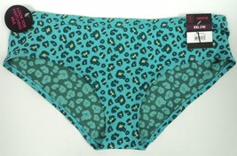 NOBO Women&#39;s Sexy Teal Leopard Print Seamless Hipster Panties- XXL (19) ... - £4.67 GBP