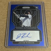 Jacob Robson 2022 Panini Prizm Rookie Auto Blue Prizm /149 #RA-RO - £6.11 GBP