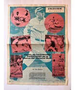 VTG Mexican Supplement Sports Newspaper Baseball HANK AARON &amp; BABE RUTH ... - $38.45 CAD