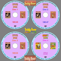 Teddy Bear Children&#39;s Nursery Comic (1963-73) on 4 DVDs. UK Classic Comics - £8.71 GBP