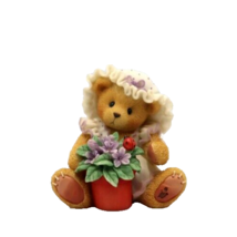 Cherished Teddies 156280 Blessings Bloom When You Are Near Girl Violet 1995 - £7.19 GBP