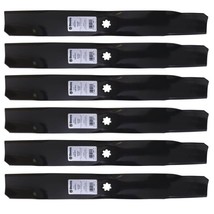 6 Bagging Blades fit John Deere AM137329 AM137329 AM141034 AM141037 M154062 X300 - $102.67