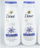 Dove Winter Care Body Wash Dry Skin Limited Edition Shower Gel New Lot Of 2 - $33.81