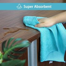 HOMEXCEL Microfiber Cleaning Cloth,12 Pack Cleaning Rag,Cleaning Towels with 4 C - £15.96 GBP