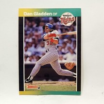 1989 Donruss #391 Dan Gladden Minnesota Twins Baseball Card - £0.91 GBP