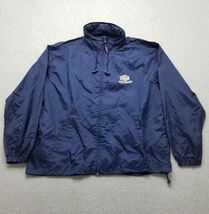 Dunbrooke Rain Jacket Mens XL Blue Full Zip Pockets Nylon Windbreaker Ho... - €23,45 EUR