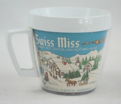 VINTAGE Thermo Serv Swiss Miss Hot Chocolate Plastic Mug  - $14.84