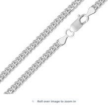925 Sterling Silver Italy Miami Cuban Chain Necklace 10.4mm 20&quot;, 22&quot;, 24&quot;, 26&quot; - £302.73 GBP+