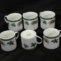 Fairfield Wintergreen Cups Lot of 6 Christmas Holiday Xmas - £16.18 GBP