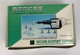 Vacuum Acupoint Cupping Therapy 11 Cup Set, Including Pump Extension Tub... - £27.66 GBP