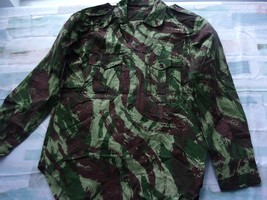 Portuguese Army Airborne Paratrooper Portugal HBT Lizard Jacket 40 CHEST MEDIUM - £44.42 GBP