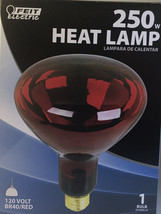 Feit Electric 250R40/10 Reflector Heat Lamp, 250 Watt-BRAND NEW-SHIPS N 24 Hrs - £18.10 GBP