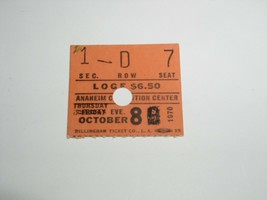 Blood Sweat Tears John Denver Concert Ticket Stub 1970 Anaheim Conventio... - $64.99