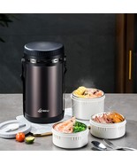 Stainless steel multifunctional multi-layer insulated lunch box 2.6L - $28.22