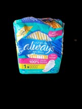 Always Ultra Thin Pad Size 1 Regular Absorbency Rapid Dry Leak Free Comf... - $12.63 CAD