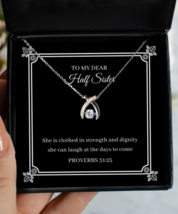 Half Sister Jewelry Gift, Birthday Gift For Half Sister, Necklace Gift For  - £39.29 GBP
