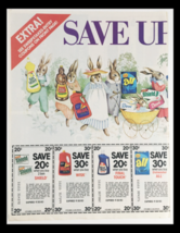 1983 Extra Save Up Sweepstakes-Entry Circular Coupon Advertisement - $18.95