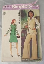 Simplicity 5812, Vintage 1970&#39;s pattern, Women&#39;s Vest, blouse, skirt, pants - £15.15 GBP