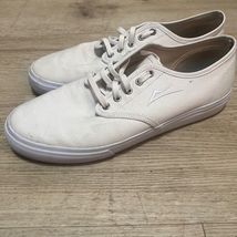 Lakai Oxford White Canvas Skate Shoes Sneakers Low Top Casual Mens Sz 10 - $18.76