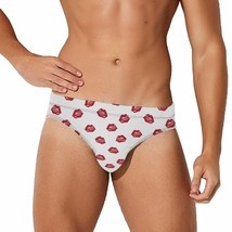 Mondxflaur Red Lips Men Swim Briefs Sexy Swimming Trunks Quick Dry Soft Athletic - $19.99